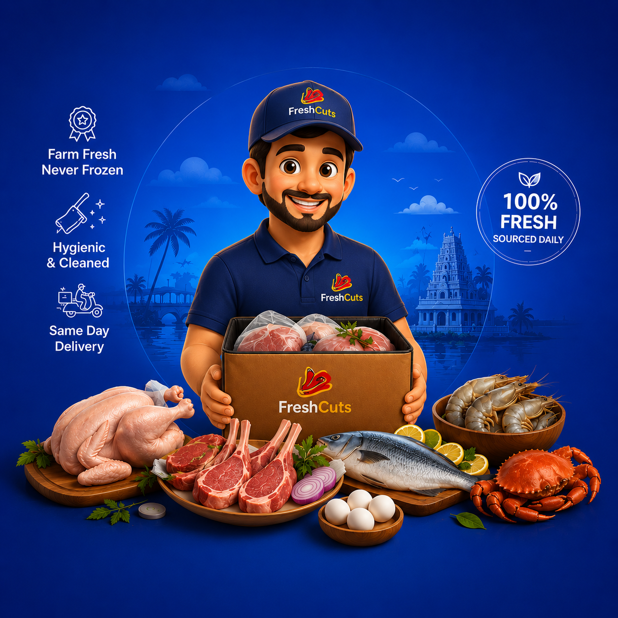 Bhimavaram Fresh Cuts — Fresh Fish & Prawns Delivery Hyderabad